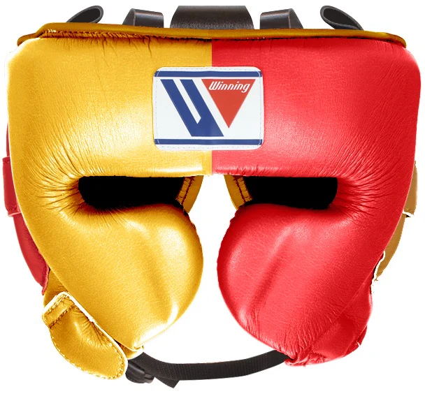 Winning Cheek Protector Headgear - Gold · Red