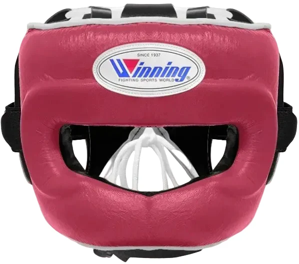 Winning Full Face Headgear - Dark Pink · Black