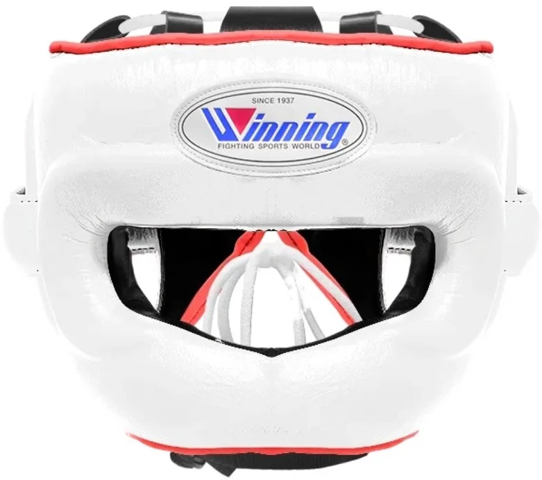 Winning Full Face Headgear - White · Red