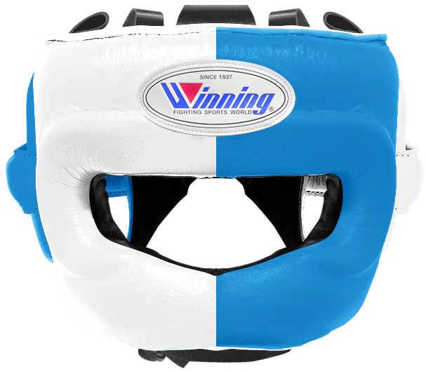Winning Full Face Headgear - White · Sky Blue