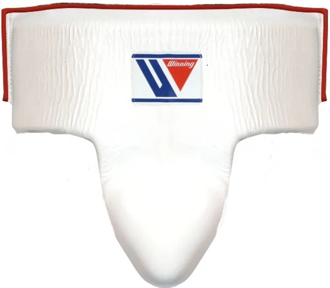 Winning High Cut Groin Protector - White · Red