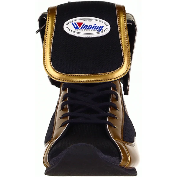 Winning Mid-Cut FOLD Type Boxing Shoes - Black · Gold - Image 3