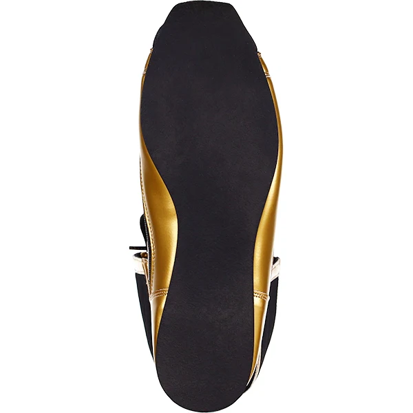 Winning Mid-Cut FOLD Type Boxing Shoes - Black · Gold - Image 5