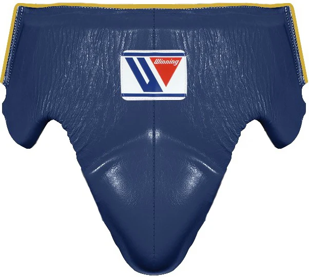Winning Standard Cut Groin Protector - Navy · Gold