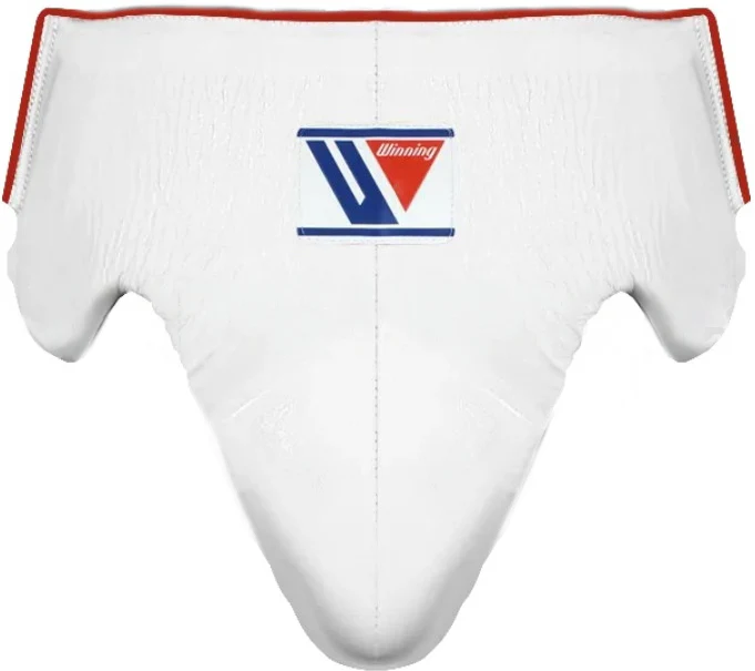 Winning Standard Cut Groin Protector - White · Red